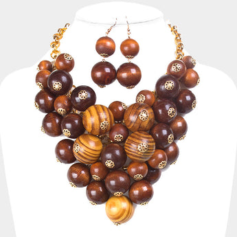 Woodie Grapevine Necklace Set