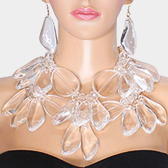 Bella Clear Necklace Set