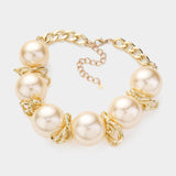 Rhonda Chunky Pearl Necklace