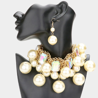 Nancy Pearl Choker Necklace