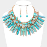 "Spiked" Necklace Set