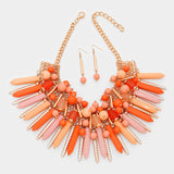 "Spiked" Necklace Set