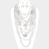 Farrah Pearl Necklace Set